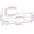 Mueble zapatero madera contrachapada blanco 102x36x60
