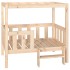 Cama para perros madera maciza de pino 95,5x73,5x90