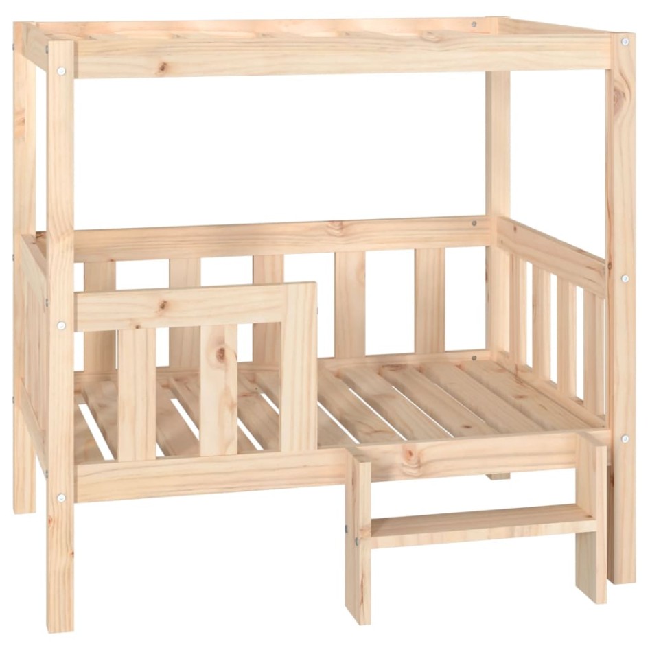 Cama para perros madera maciza de pino 95,5x73,5x90