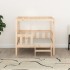 Cama para perros madera maciza de pino 95,5x73,5x90