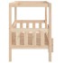 Cama para perros madera maciza de pino 95,5x73,5x90