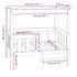 Cama para perros madera maciza de pino 95,5x73,5x90