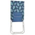 Sillas de playa plegables 2 uds tela con estampado de