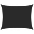 Toldo de vela HDPE negro 160 g/m² 6x7