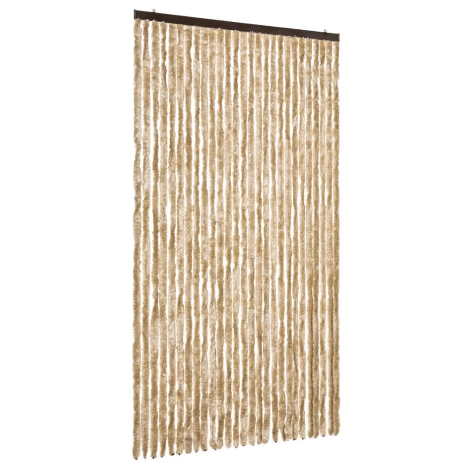 Cortina mosquitera chenilla beige 118x220