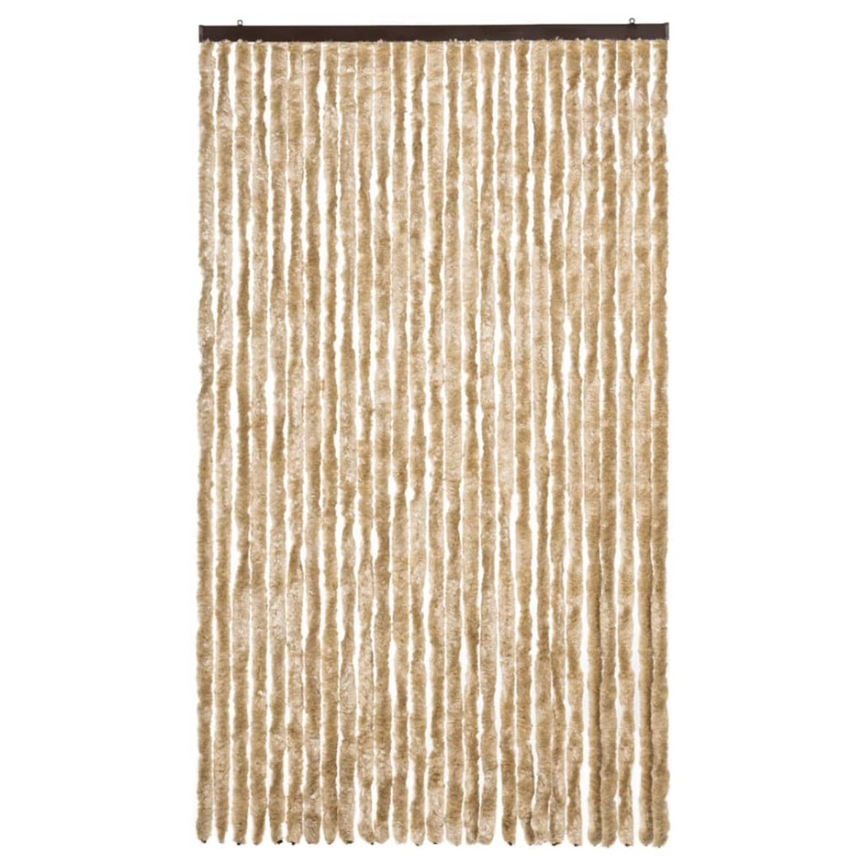 Cortina mosquitera chenilla beige 118x220