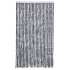 Cortina mosquitera chenilla plateado 118x220