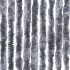 Cortina mosquitera chenilla plateado 118x220