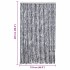 Cortina mosquitera chenilla plateado 118x220