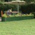 Jardinera arriate acero recubrimiento polvo verde 332x40x36