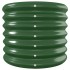 Jardinera arriate acero recubrimiento polvo verde 332x40x36