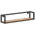 Estantes de pared 2 unidades 80 cm madera maciza