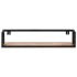 Estantes de pared 2 unidades 80 cm madera maciza