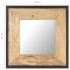 Espejo de madera maciza de mango 50x50