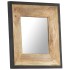 Espejo de madera maciza de mango 50x50