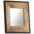 Espejo de madera maciza de mango 50x50