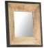 Espejo de madera maciza de mango 50x50