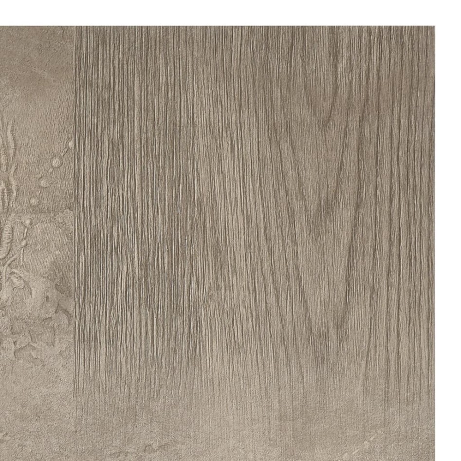 Lamas para suelo autoadhesivas 55 uds PVC gris 5,11