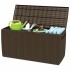 Caja de cojines marrón 270 L 117x45,5x57,5