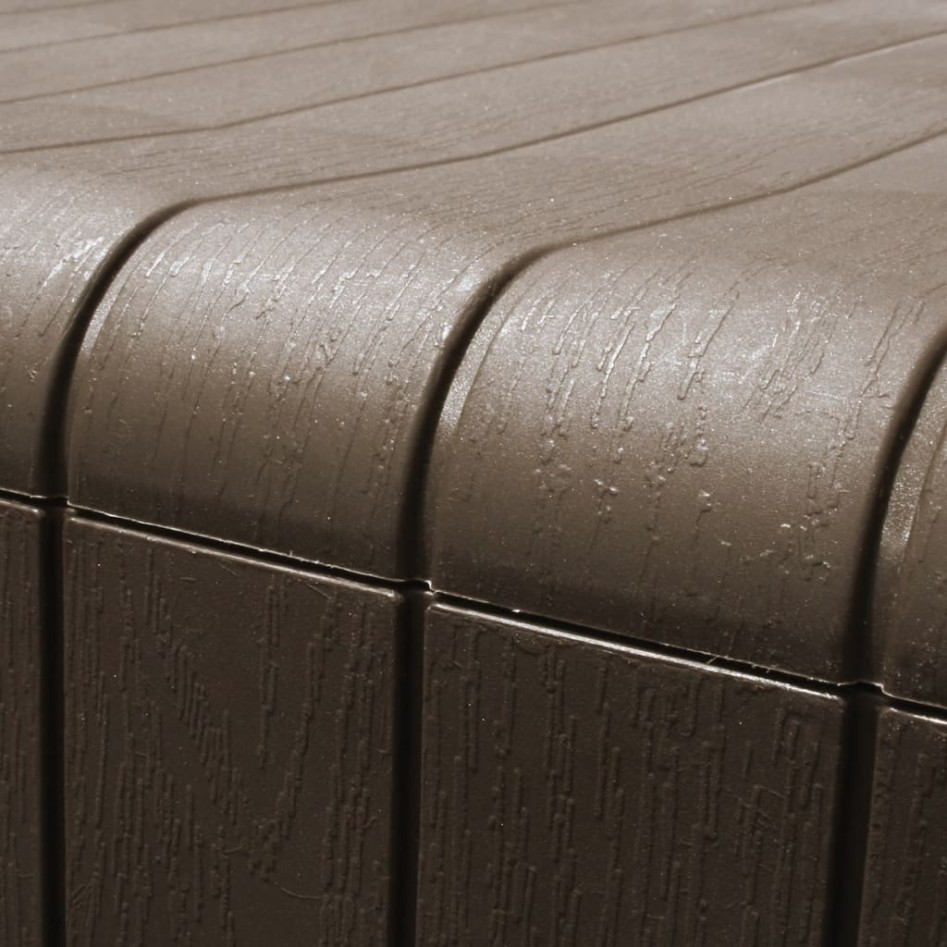 Caja de cojines marrón 270 L 117x45,5x57,5