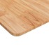 Tablero de mesa cuadrado madera roble marrón claro 90x90x1,5