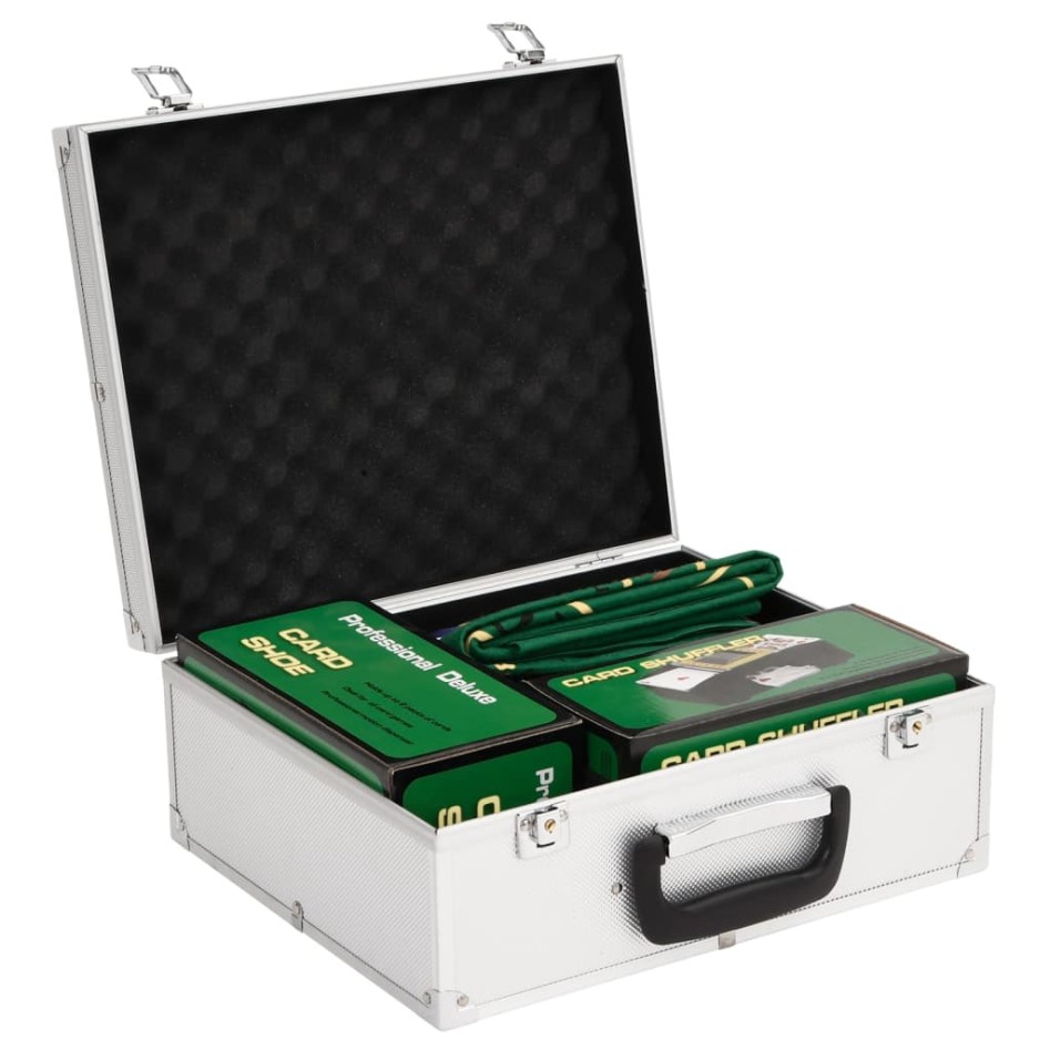 Juego de fichas de póker 300 piezas 11,5