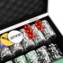 Juego de fichas de póker 300 piezas 11,5