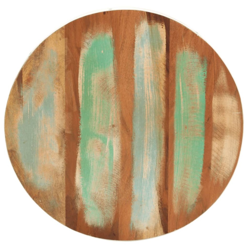 Mesa de centro en forma de cuenco madera reciclada Ø50x24