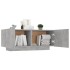 Mesita de noche madera de ingeniería gris hormigón 100x35x40