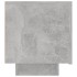 Mesita de noche madera de ingeniería gris hormigón 100x35x40