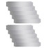 Set de cercas para césped 10 piezas acero galvanizado