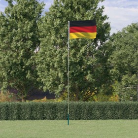 Mástil y bandera de Alemania aluminio 5,55