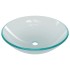 Lavabo baño grifo&desagüe de empuje vidrio templado