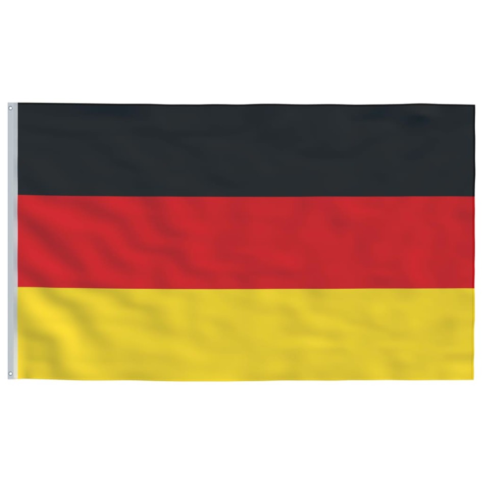 Mástil y bandera de Alemania aluminio 6,23
