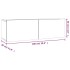 Set de muebles de TV 2 pzas madera contrachapada roble