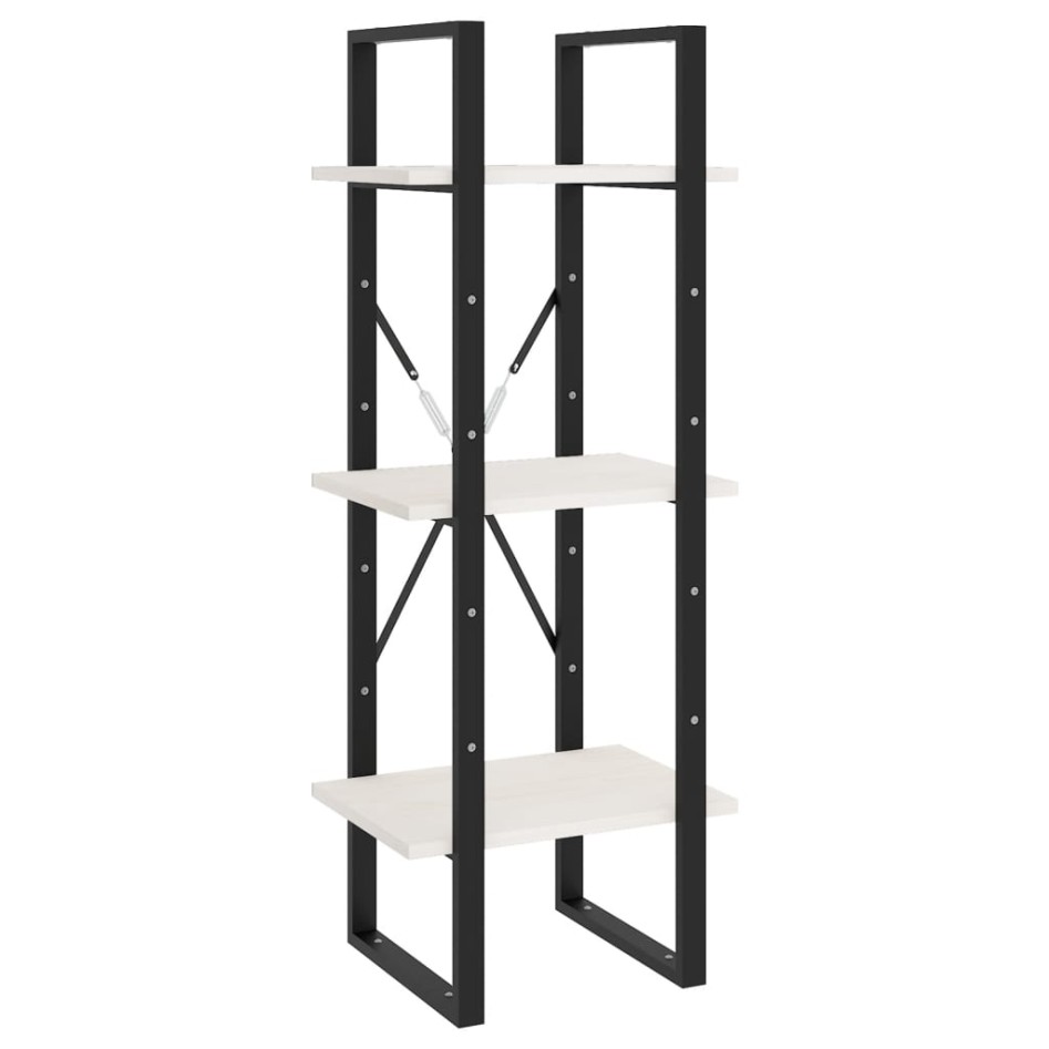 Estantería librería 5 niveles madera de pino blanco