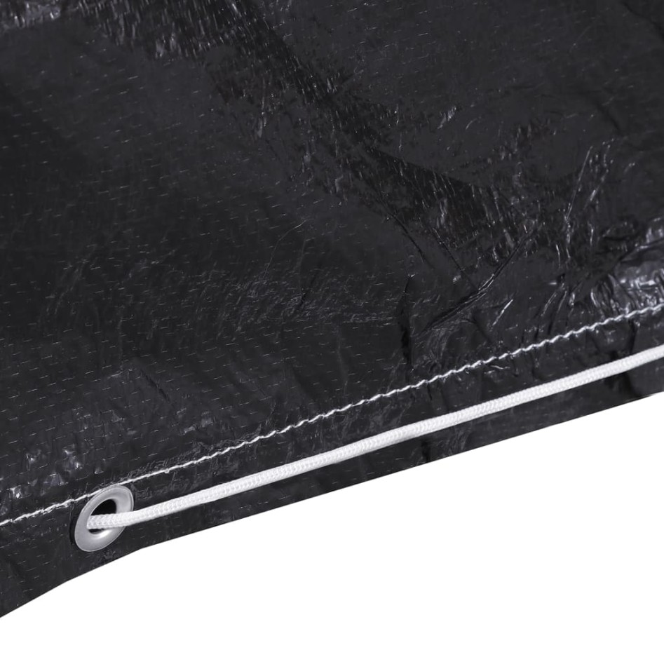 Fundas de muebles de jardín 2 uds 10 ojales 325x90