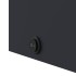 Mueble de baño con espejo y luz LED gris 60x13x52