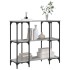 Mesa consola madera de ingeniería gris Sonoma 102x35x90