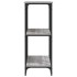 Mesa consola madera de ingeniería gris Sonoma 102x35x90
