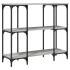Mesa consola madera de ingeniería gris Sonoma 102x35x90