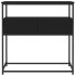 Mesa consola madera de ingeniería negra 75x40x75