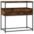 Mesa consola madera de ingeniería roble ahumado 75x40x75