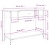 Mesa consola madera de ingeniería negra 100x34,5x75
