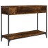 Mesa consola madera contrachapada roble ahumado 100x34,5x75