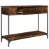 Mesa consola madera contrachapada roble ahumado 100x34,5x75