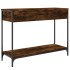 Mesa consola madera contrachapada roble ahumado 100x34,5x75