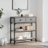 Mesa consola madera de ingeniería gris Sonoma 72,5x25x75