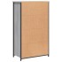 Aparador alto madera de ingeniería gris Sonoma 62x32x103,5