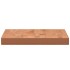Tablero rectangular de madera maciza de haya 80x40x4